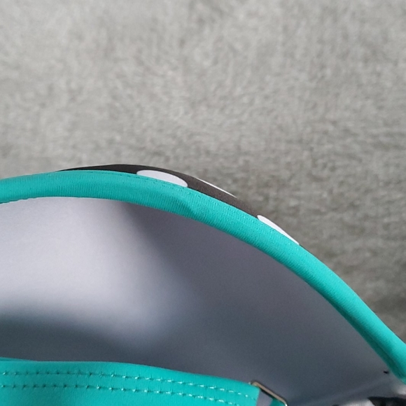 Grey & Teal Polka Dot Bikini - Picture 8 of 13